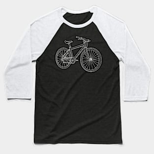 Minimalist Bicycle Baseball T-Shirt